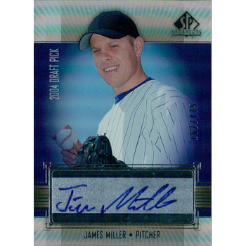 James Miller Colorado Rockies Signed 2004 Upper Deck SP Prospects Card #MI