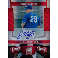 Jason Mitchell Signed 2010 Donruss Elite Extra Edition Baseball Card /600 #151 Jason Mitchell Signed 2010 Donruss Elite Extra Edition Baseball Card /600 #151