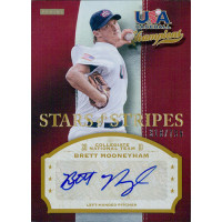 Brett Mooneyham Signed 2013 Panini USA Baseball Stars & Stripes Card /799 #BRT Brett Mooneyham Signed 2013 Panini USA Baseball Stars & Stripes Card /799 #BRT