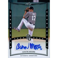 Austin Moore Signed 2014 Leaf Perfect Game Baseball Card #A-AM1