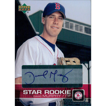 David Murphy Signed 2003 Upper Deck Prospect Premieres Card #P27