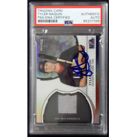 Tyler Naquin Signed 2011 Bowman Sterling USA Baseball Relic Card #USAR-TN PSA