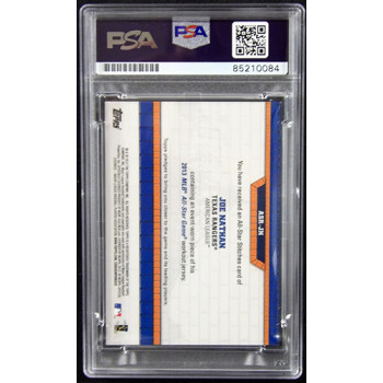 Joe Nathan Signed 2013 Topps All-Star Stitches Relic Card #ASR-JN PSA Authentic