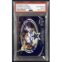 Dioner Navarro Signed 2008 Topps All Star Stitches Relic Card #AS-DN PSA Authen