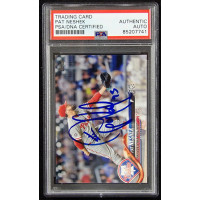 Pat Neshek Phillies Signed 2018 Topps Series 2 Card #407 PSA Authenticated