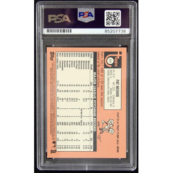 Pat Neshek Phillies Signed 2018 Topps Heritage Card #633 PSA Authenticated