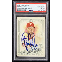 Pat Neshek Phillies Signed 2018 Topps Allen & Ginter Card #238 PSA Authenticated