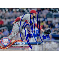 Pat Neshek Philadelphia Phillies Signed 2018 Topps Card #407 JSA Authenticated Pat Neshek Philadelphia Phillies Signed 2018 Topps Card #407 JSA Authenticated
