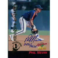 Phil Nevin Signed 1994 Signature Rookies Baseball Card #37 /8650 Phil Nevin Signed 1994 Signature Rookies Baseball Card #37 /8650