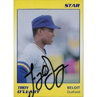 Troy O'Leary Milwaukee Brewers Signed 1989 The Star Card #6 JSA Authenticated Troy O'Leary Milwaukee Brewers Signed 1989 The Star Card #6 JSA Authenticated