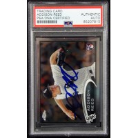 Addison Reed White Sox Signed 2012 Topps Chrome Card #166 PSA Authenticated