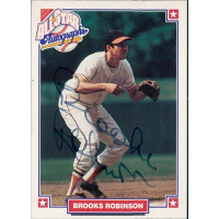 Brooks Robinson Signed 1993 Nabisco All Star Autographs Card JSA Authenticated Brooks Robinson Signed 1993 Nabisco All Star Autographs Card JSA Authenticated