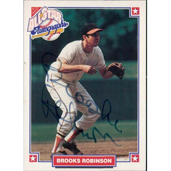 Brooks Robinson Signed 1993 Nabisco All Star Autographs Card JSA Authenticated