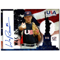 Wes Roemer Signed 2007 USA Baseball National Jersey Signature Blue /150 #AJ-22 Wes Roemer Signed 2007 USA Baseball National Jersey Signature Blue /150 #AJ-22