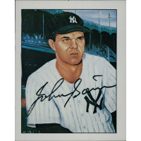 Johnny Sain Signed 1983 TCMA 50 Years of Yankee All Stars Card #40 JSA Authentic Johnny Sain Signed 1983 TCMA 50 Years of Yankee All Stars Card #40 JSA Authentic