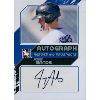 Jerry Sands Signed 2011 ITG Heroes and Prospects Silver Edition Card #A-JSA2