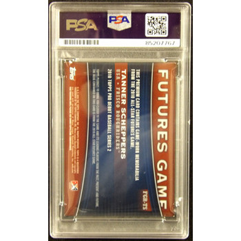 Tanner Scheppers Signed 2010 Topps Pro Debut Relic Card #FGR-TS PSA Authentic