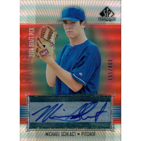 Michael Schlact Texas Rangers Signed 2004 Upper Deck SP Prospects Card #354 Michael Schlact Texas Rangers Signed 2004 Upper Deck SP Prospects Card #354