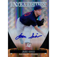 Jake Sisco Signed 2011 Donruss Elite Extra Edition Baseball Card /735 #29 Jake Sisco Signed 2011 Donruss Elite Extra Edition Baseball Card /735 #29