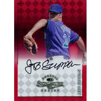 Jeff Suppan Signed 1998 Donruss Signature Series Millennium Marks Card