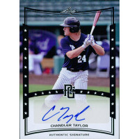 Chandler Taylor Signed 2014 Leaf Perfect Game Baseball Card #A-CT1 Chandler Taylor Signed 2014 Leaf Perfect Game Baseball Card #A-CT1