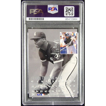 Frank Thomas Chicago White Sox Signed 1995 Fleer Ultra Card #34 PSA Authentic