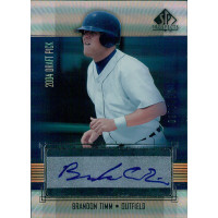 Brandon Timm Detroit Tigers Signed 2004 Upper Deck SP Prospects Card #BT Brandon Timm Detroit Tigers Signed 2004 Upper Deck SP Prospects Card #BT