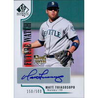 Matt Tuiasosopo Signed 2009 Upper Deck SP Authentic Card #244 Matt Tuiasosopo Signed 2009 Upper Deck SP Authentic Card #244