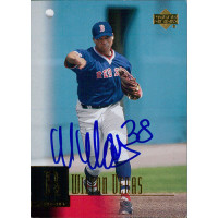 Wilton Veras Boston Red Sox Signed 2000 Upper Deck Card #105 JSA Authenticated Wilton Veras Boston Red Sox Signed 2000 Upper Deck Card #105 JSA Authenticated