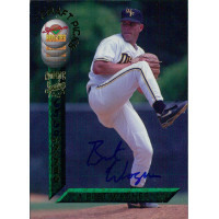 Bret Wagner Signed 1994 Signature Rookies Baseball Card #19 /7750 Bret Wagner Signed 1994 Signature Rookies Baseball Card #19 /7750