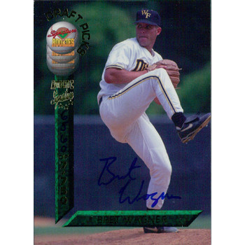 Bret Wagner Signed 1994 Signature Rookies Baseball Card #19 /7750