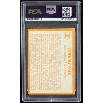 Leon Wagner Los Angeles Angels Signed 1964 Topps Card #41 PSA Authenticated