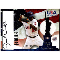 Jermile Weeks Signed 2007 USA Baseball National Jersey Signature Black 295 #AJ-1 Jermile Weeks Signed 2007 USA Baseball National Jersey Signature Black 295 #AJ-1