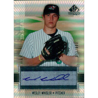 Wesley Whisler Chicago White Sox Signed 2004 Upper Deck SP Prospects Card #329 Wesley Whisler Chicago White Sox Signed 2004 Upper Deck SP Prospects Card #329