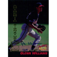 Glenn Williams Signed 1994 Signature Rookies Baseball Card #B5 /5250 Glenn Williams Signed 1994 Signature Rookies Baseball Card #B5 /5250
