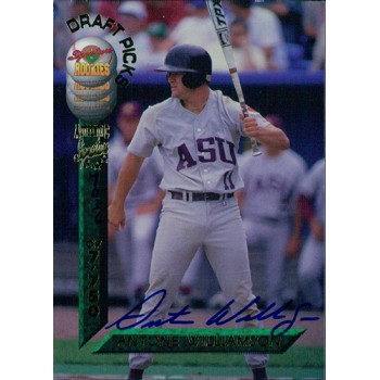 Antone Williamson Signed 1994 Signature Rookies Baseball Card #5 /7750