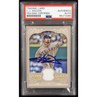 C.J. Wilson Signed 2012 Topps Gypsy Queen Relic Card #GQR-CW PSA Authenticated