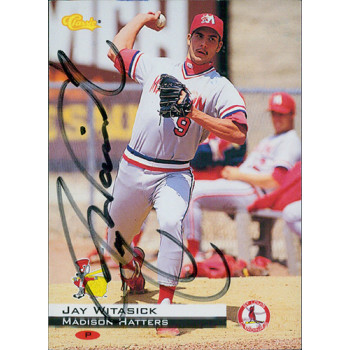 Jay Witasick St Louis Cardinals Signed 1994 Classic Games Card JSA Authenticated Jay Witasick St Louis Cardinals Signed 1994 Classic Games Card JSA Authenticated