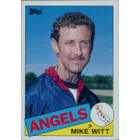 Mike Witt California Angels Signed 1985 Topps Jumbo Card #45 JSA Authenticated Mike Witt California Angels Signed 1985 Topps Jumbo Card #45 JSA Authenticated