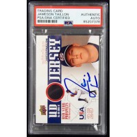 Asher Wojciechowski Signed 2009 Upper Deck USA Baseball Relic Card #GJU-40 PSA