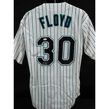 Cliff Floyd Florida Marlins Signed Custom Jersey JSA Authenticated