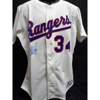 Nolan Ryan Texas Rangers Signed Rawlings Authentic Jersey JSA Authenticated