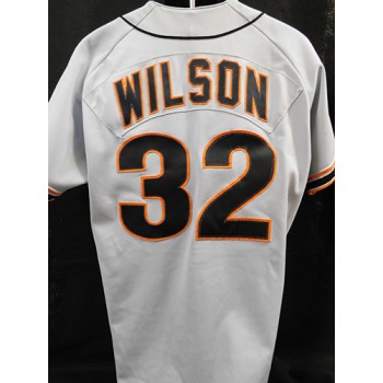 Trevor Wilson San Francisco Giants Signed Game Issued Jersey JSA Authenticated