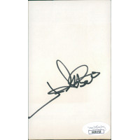 Jim Abbott California Angels Signed 3x5 Index Card JSA Authenticated Jim Abbott California Angels Signed 3x5 Index Card JSA Authenticated