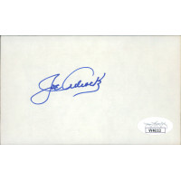 Joe Adcock Milwaukee Braves Signed 3x5 Index Card JSA Authenticated Joe Adcock Milwaukee Braves Signed 3x5 Index Card JSA Authenticated