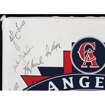 California Angels 1992 Team Signed Padded Seat Cushion JSA Authenticated