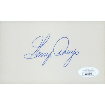 Gerry Arrigo Minnesota Twins Signed 3x5 Index Card JSA Authenticated