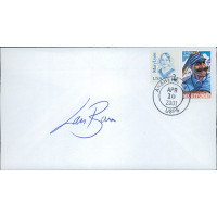 Larry Barnes Anaheim Angels Signed First Day Issue Cachet JSA Authenticated