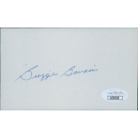 Buzzie Bavasi General Manager Signed 3x5 Index Card JSA Authenticated Buzzie Bavasi General Manager Signed 3x5 Index Card JSA Authenticated