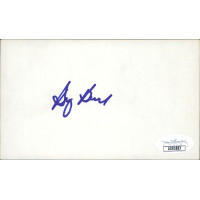 Billy Beane Oakland Athletics Signed 3x5 Index Card JSA Authenticated Billy Beane Oakland Athletics Signed 3x5 Index Card JSA Authenticated